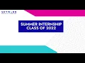 2022 Summer Internship Announcement