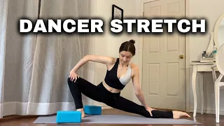 Everyday Dancer stretch Dance based stretches get your splits middle splits and front splits