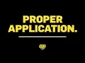 Proper Application