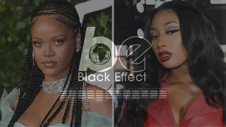 meg the stallion is on a crash course black effect