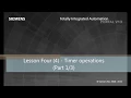 PLC programming tutorial TIA Portal - 4 Timer operations Part