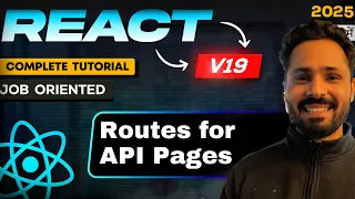React 19 Tutorial Routes and Pages for User list and Add User UI