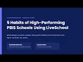 5 Habits of High-Performing PBIS Schools A CPS Third Grade Teacher Shares What Actually Works