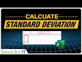 How to Calculate Standard Deviation in Microsoft Excel STDEV