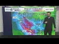 California Weather Weekend Forecast Rainy and Windy