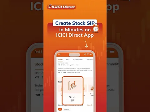 How to Place Stock SIP Orders on the ICICI Direct App