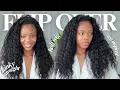 Download Lagu SZA Inspired Natural Kinky Straight Waves → Flip Over HALF WIG Ft. Her Given Hair 😍