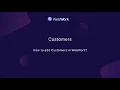 How to add Customers in WebWork