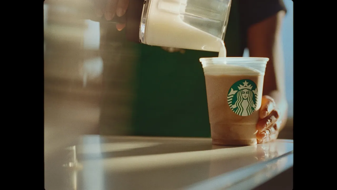 Starbucks Coffee — Starbucks — New Strato Frappuccino (YouTube video ad)