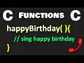 Functions in C are easy