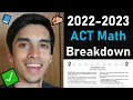 5 Academy s 2022-2023 ACT Math Practice Test FULL Walkthrough ACT Math Strategies