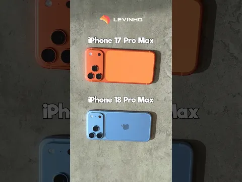 iPhone 17 Pro Max Vs iPhone 18 Pro Max 🤷‍♂️ #Levinho #VASAisBACK #PUBGMOBILE