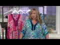 Ellen Tracy Jersey Knit V-Neck Long Caftan on QVC