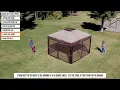 11 x 11 Instant Screen House - Step By Step Setup Instructions