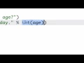 Python 11 Input Non-String