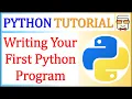 How to Write your First Python Program Free Python Programming Course for Beginners HINDI L7