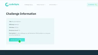 Coderbyte - Bracket Matcher challenge