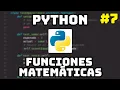 Curso Maestro de Python Funciones matematicas en Python