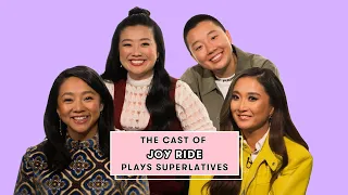 The Joy Ride Cast Talks K-Pop Bloopers And Stealing From Set Shhh Superlatives Seventeen