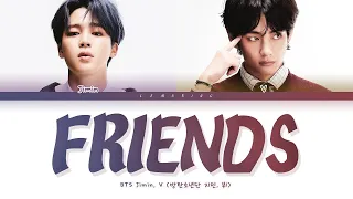 BTS Friends Lyrics 방탄소년단 친구 가사 Color Coded Lyrics Han Rom Eng 
