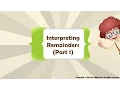 Interpreting Remainders Part 1