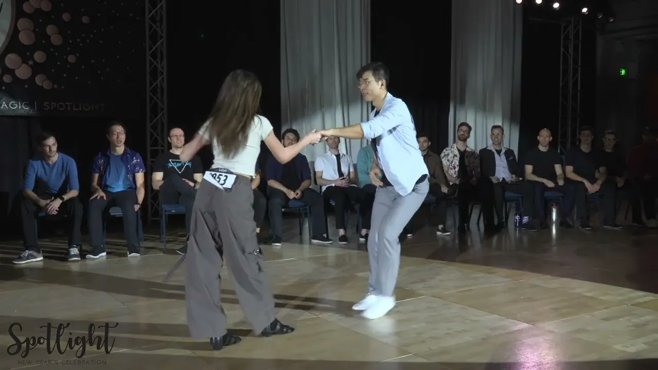 Spotlight New Year's Celebration 2024/2025 Intermediate Jack & Jill Will Zhang & Karrington Haist