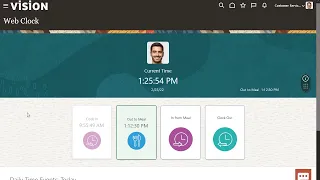 Time and Labor How do I enter time with the Web Clock