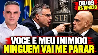 MENDONÇA PARTE PRA CIMA DE MORAES: “NINGUÉM VAI ME PARAR!”