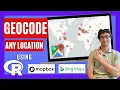 Geocode ANY location using R programming