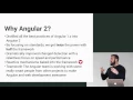 Why Angular 2 - Building Web Applications in Angular 2