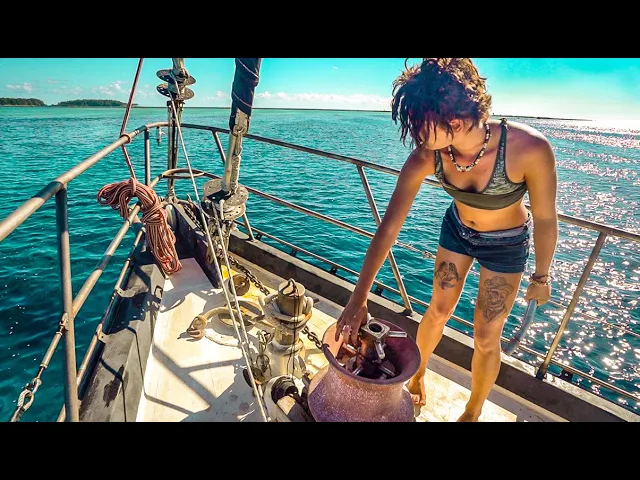 Anchoring DANGEROUSLY tied to a ROCK, at REEF in Solomon Islands” (Expedition Drenched S1 Ep.71)