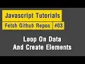 Fetch Github Repos - Arabic JavaScript Tuts