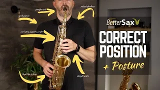 Download Beginner Saxophone Lesson 3 - Setup, Ideal Hand \u0026 Body Position MP3