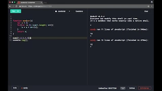 Sum of the array in JavaScript