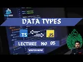 TypeScript Data Types Identify String Number Boolean