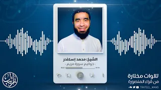 خواتيم سورة مريم الشيخ محمد إسكندر 