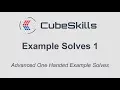 3x3 OH Advanced Example Solves 1