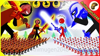 WHO WILL WIN? Stick Figure WRATHNAR vs SPEAROS vs MEGA FINAL BOSS | Stick War Legacy | Animugen2048