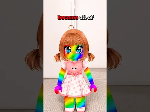My Skin Started Changing Colors And My Parents Used Me 😱🌈😱✨#roblox  #berryave  #brookhaven