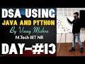 DSA using Java and Python Day-13 Vinay Sir