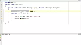Main Thread waiting for Main Thread in Java Programming Hindi