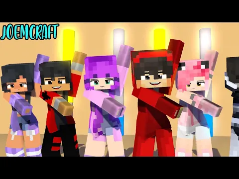 Download MP3 BEACH PARTY AND COUPLE DANCE | APHMAU FAMILY | CASH, ZOEY, NIC0 | ALL EPISODES - Minecraft Animation