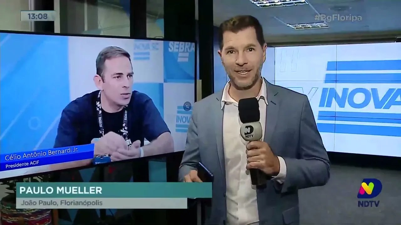 TV Inova SC: canal de informação para empreendedores é lançado em parceria do Grupo ND com o Sebrae