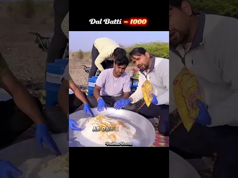 500kg dal bati churma banaya Ghar pe Mr Indian hacker ne π± #mrindianhacker