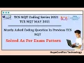 Mostly asked Coding Question In TCS NQT Exam Question And Answer 2021