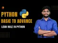 LEGB Rule in Python Python Beginner to Advance Python Tutorial