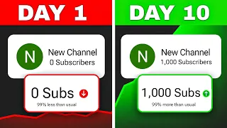 1,000 Subscriber in 10 Days Is it possible? | ( Shocking Result 😎 )
