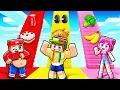 GYM vs FAT vs THIN Stairs Battle in Minecraft