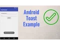 Android Toast Example