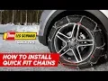 How to Install Quick-Fit Snow Chains - Les Schwab